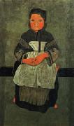Paul Serusier Little Breton Girl Seated(Portrait of Marie Francisaille) USA oil painting reproduction